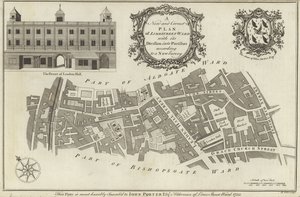 Map of Lime Street Ward, London