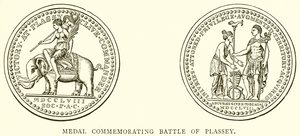 Medal Commemorating Battle of Plassey