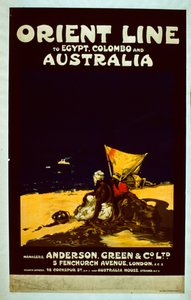 Orient Line Poster, c.1920