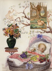 Page from late Victorian scrapbook
