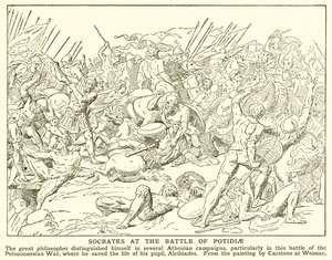 Socrates at the Battle of Potidaea