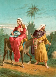 The flight into Egypt