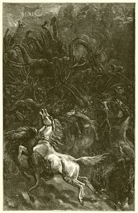 The Ass and the Lion Hunting