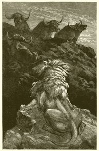 The Lion and the Four Bulls