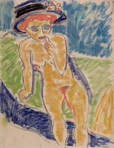Seated Female Nude