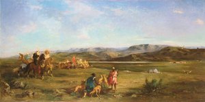 Gazelle Hunt in Chott el-Hodna, 1856