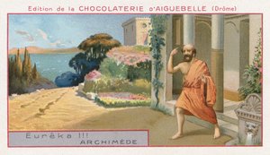 Archimedes exclaiming Eureka!