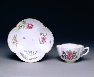 Cup and Saucer, Vincennes, c.1745-52