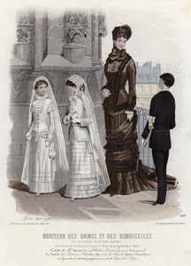 French fashion plate, late 19th century