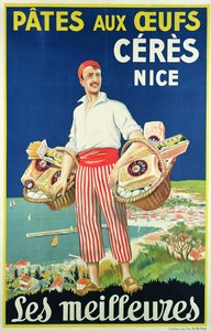 Poster advertising pasta made by Ceres