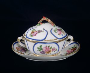Sevres bowl and plate