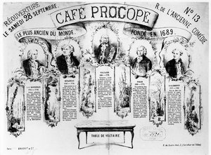 The Reopening of the Cafe Procope