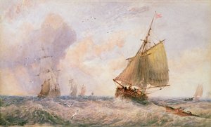 Shipping off Whitby, 1879