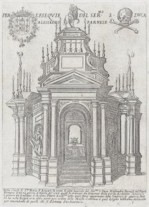 Catafalque for Duke Alessandro Farnese