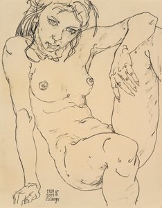 Seated Nude, Cool Night