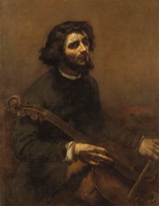 The Cellist (self-portrait)