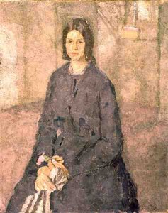Girl Holding a Rose