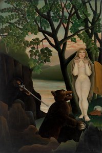 Nude and Bear, 1901