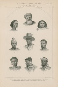 Nine Faces of Ethiopian People