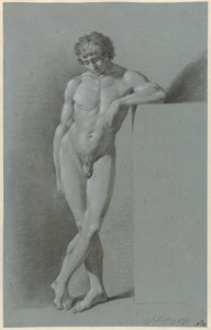 Standing Male Nude with Crossed Legs