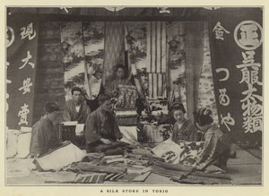 A Silk Store in Tokio