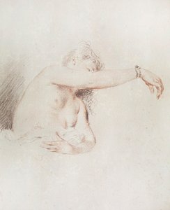 Nude Woman with Her Arm Raised