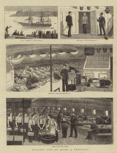 Military Life on Board a Troopship