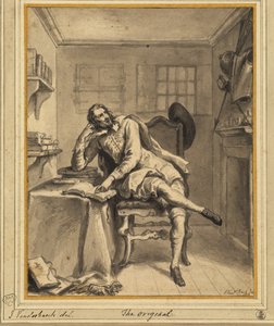 Don Quixote in His Study