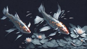 Koi Carp Fish Red