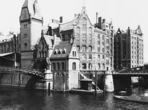 View of the Speicherstadt, Hamburg