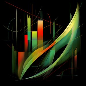 A Stock Market Trend in Picasso Style 1