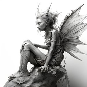 Full Body Sketch of a Pixie 3