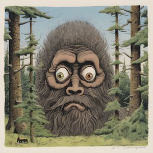 face in the trees 2