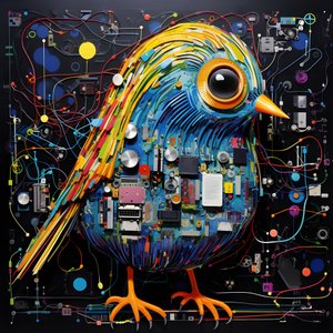 Graffiti Bird 4