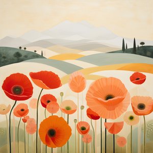 Poppies in Tuscany 2