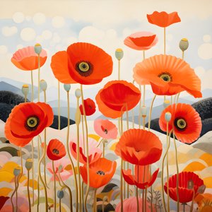 Poppies in Tuscany 4