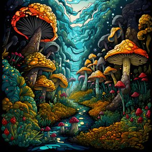 Mushroom and Forest 3