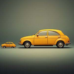 A Big and a Small Car 3