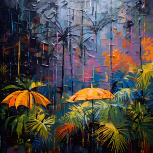 A Rainy Colorful Jungle 2