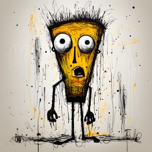 Yellow Cartoon Character 1