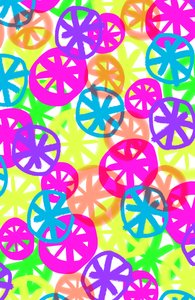 Neon Circles, 2017, Digital Media