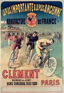 Poster Advertising the Cycles Clement, 1891