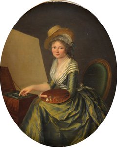 Self-Portrait with Easel