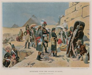 Bonaparte with the savants in Egypt