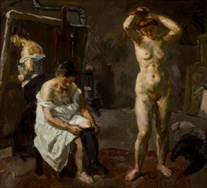 Three Women in the Studio