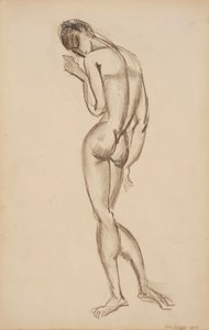 Female Nude, Back View