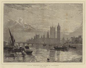 London Sketches, the Houses of Parliament
