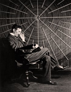 Portrait of Nikola Tesla