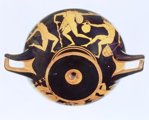 Attic Red-figure kylix, 500-480 BC