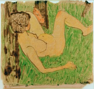 Resting Naked Girl